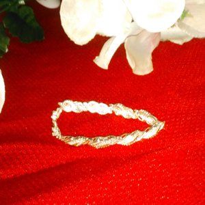 BEAUTIFUL Sterling silver 14 kt Diamond Bracelet !